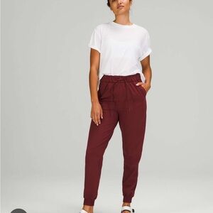 Lululemon Stretch high rise joggers full length - Merlot